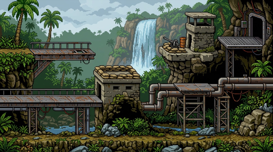 Run-and-gun level background